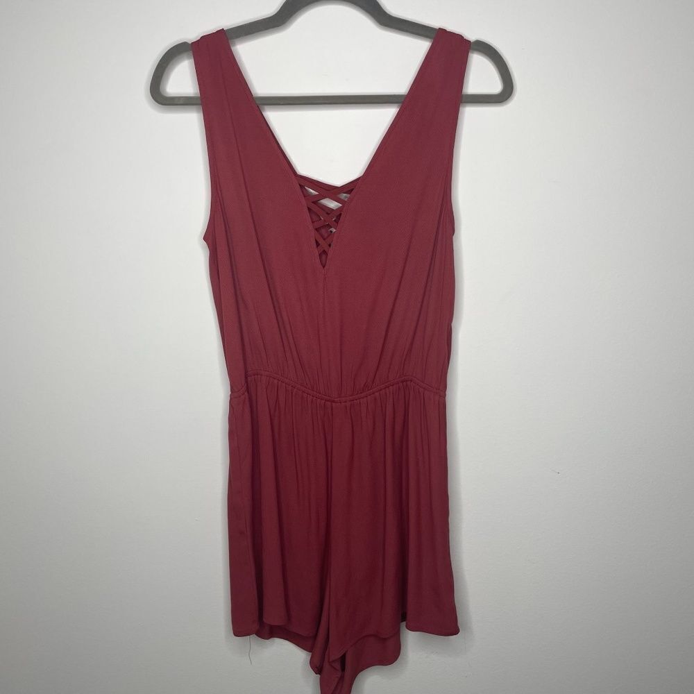 L.A. Hearts- Red Romper